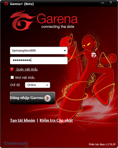 Garena account center