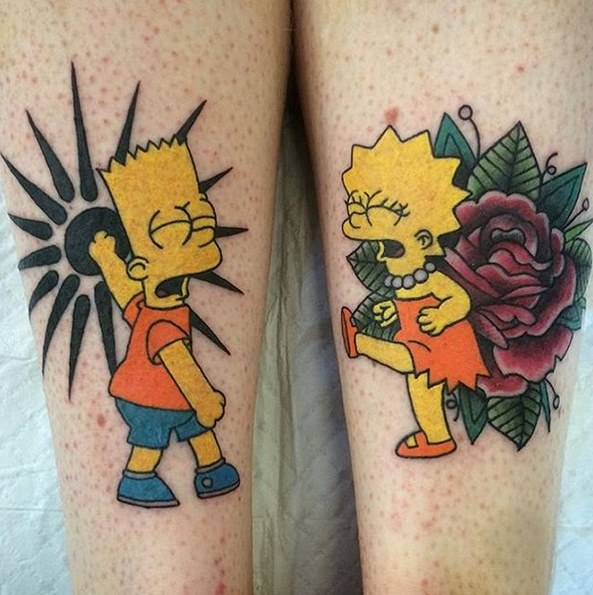 Top 30 Simpsons Tattoos For Men