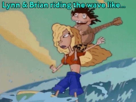 Lynn and Brian riding the wave.gif