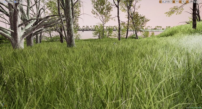 landscape with grass trees and a lake.jpg