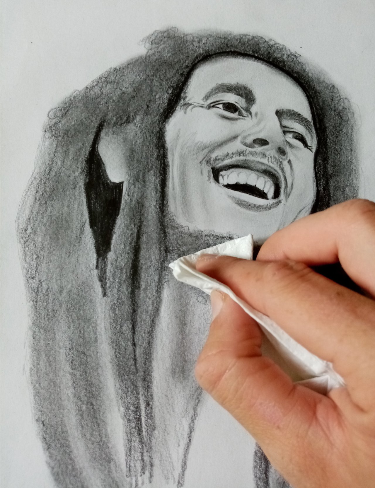 MR BOB MARLEY 1 Drawing By Leo Evans | absolutearts.com