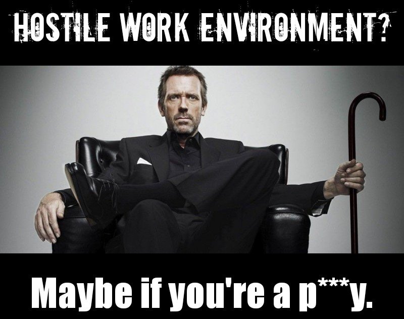 hostile work environment meme