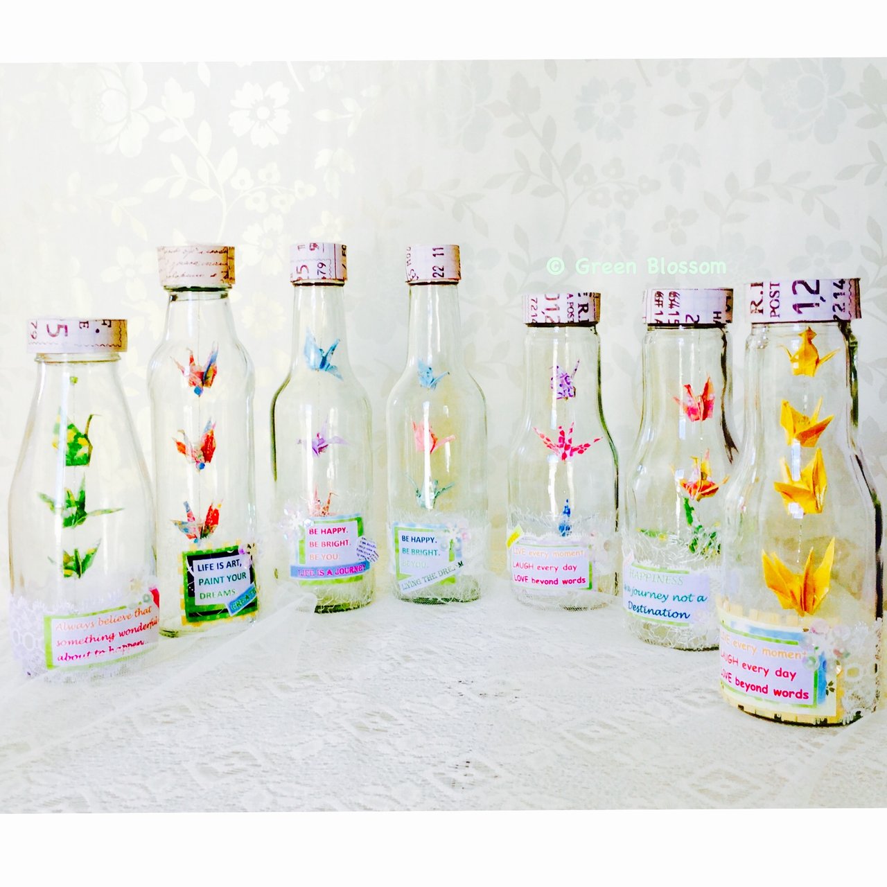 Glass bottle store craft ideas