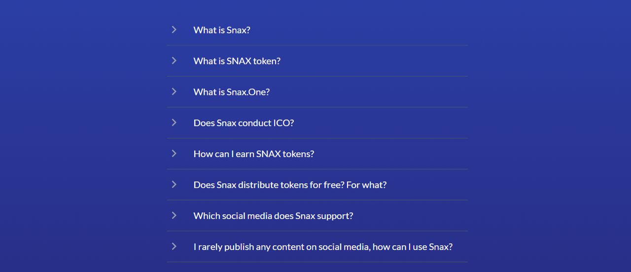 Snax - One Pager