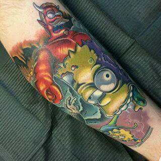 25 Simpsons Tattoos That Bring Their Wacky World To Life