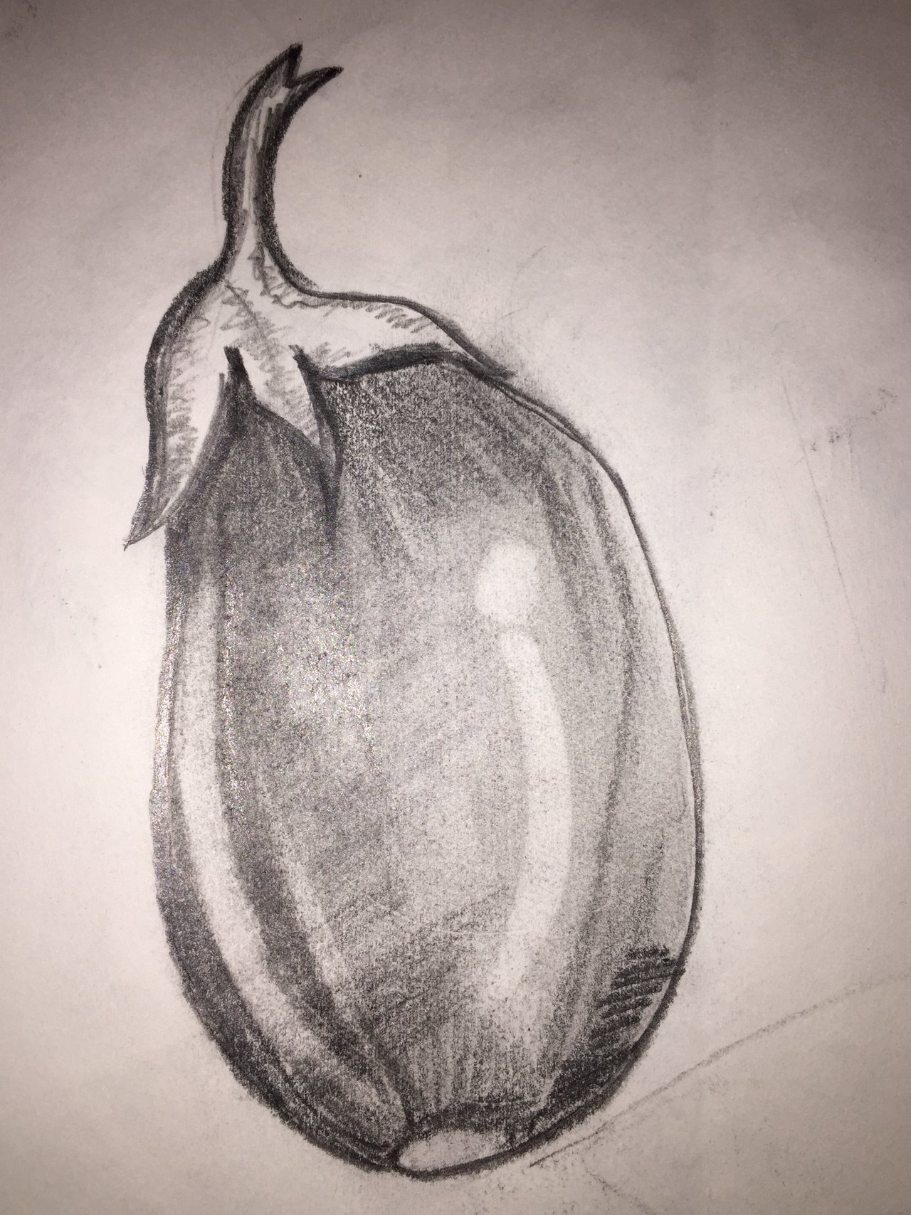 How To Draw Brinjal Brinjal Drawing Shading Brinjal Drawing बगन  डरइग  YouTube
