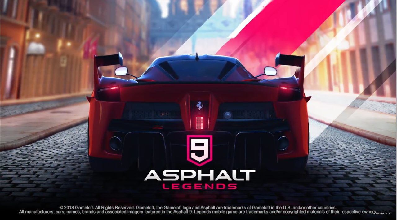 Asphalt 9 on Samsung Galaxy, Gaming