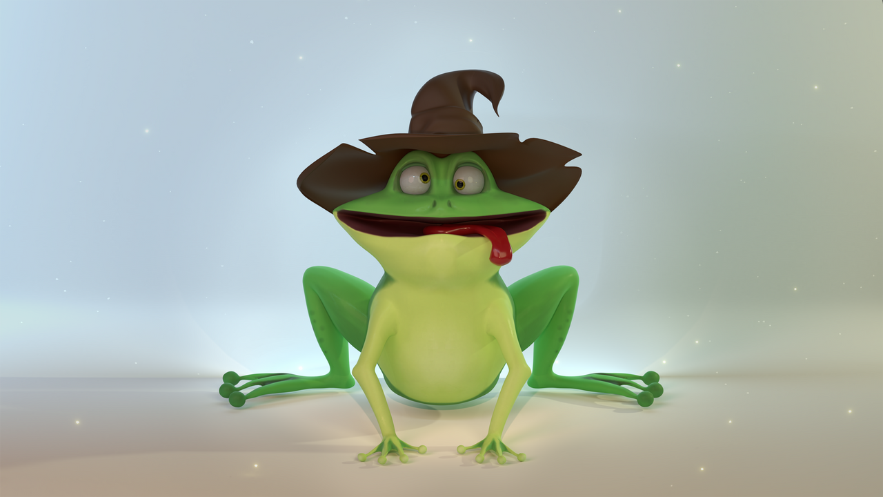 3D Character of The Magic Frog PeakD photo
