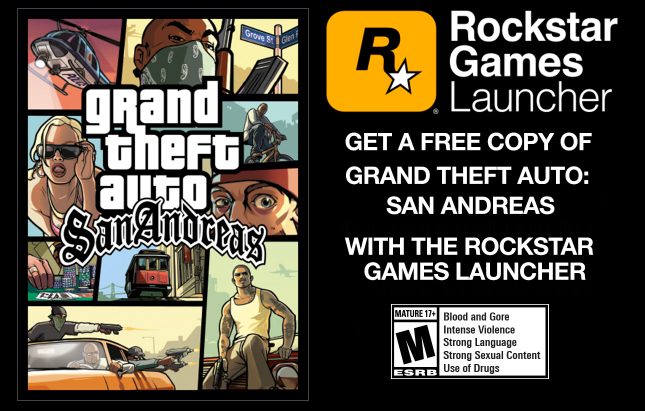 GTA: San Andreas Available For Free: Download Now Using Rockstar