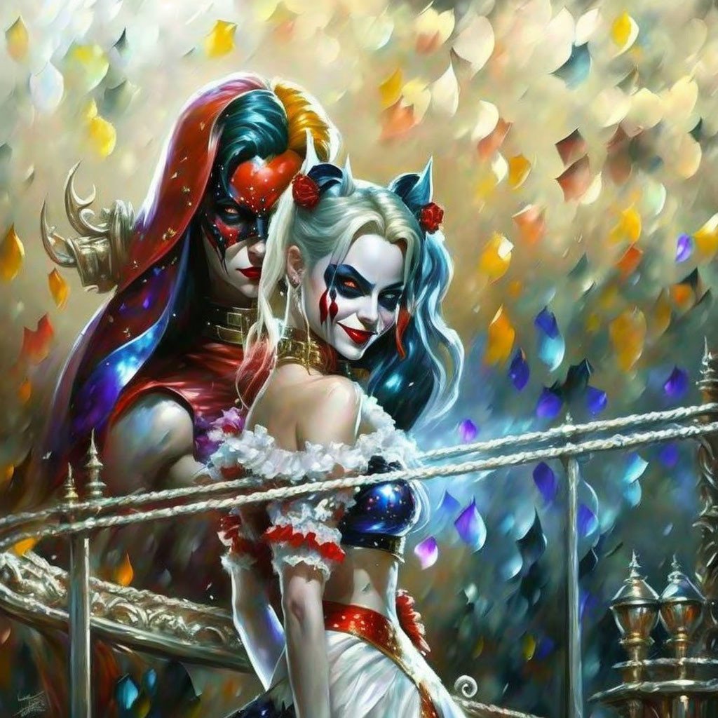 Harley Quinn Gothic (6 unique art images) | PeakD