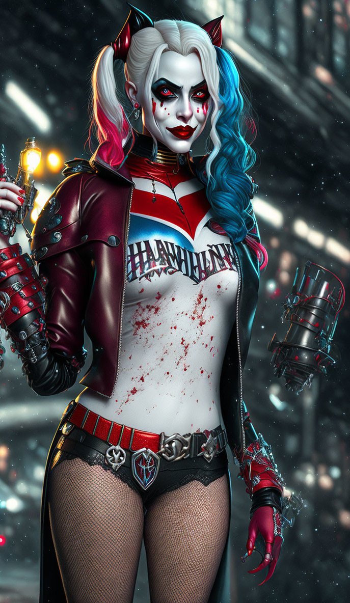 Harley Quinn Gothic (6 unique art images) | PeakD