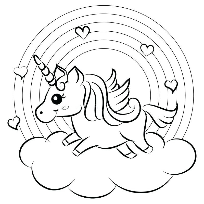 Drawing of a Children S Coloring Book of a Unicorn, Hyper Detailed  Illustrations, High Detail Stock Photo - Image of generative, sketch:  279375510