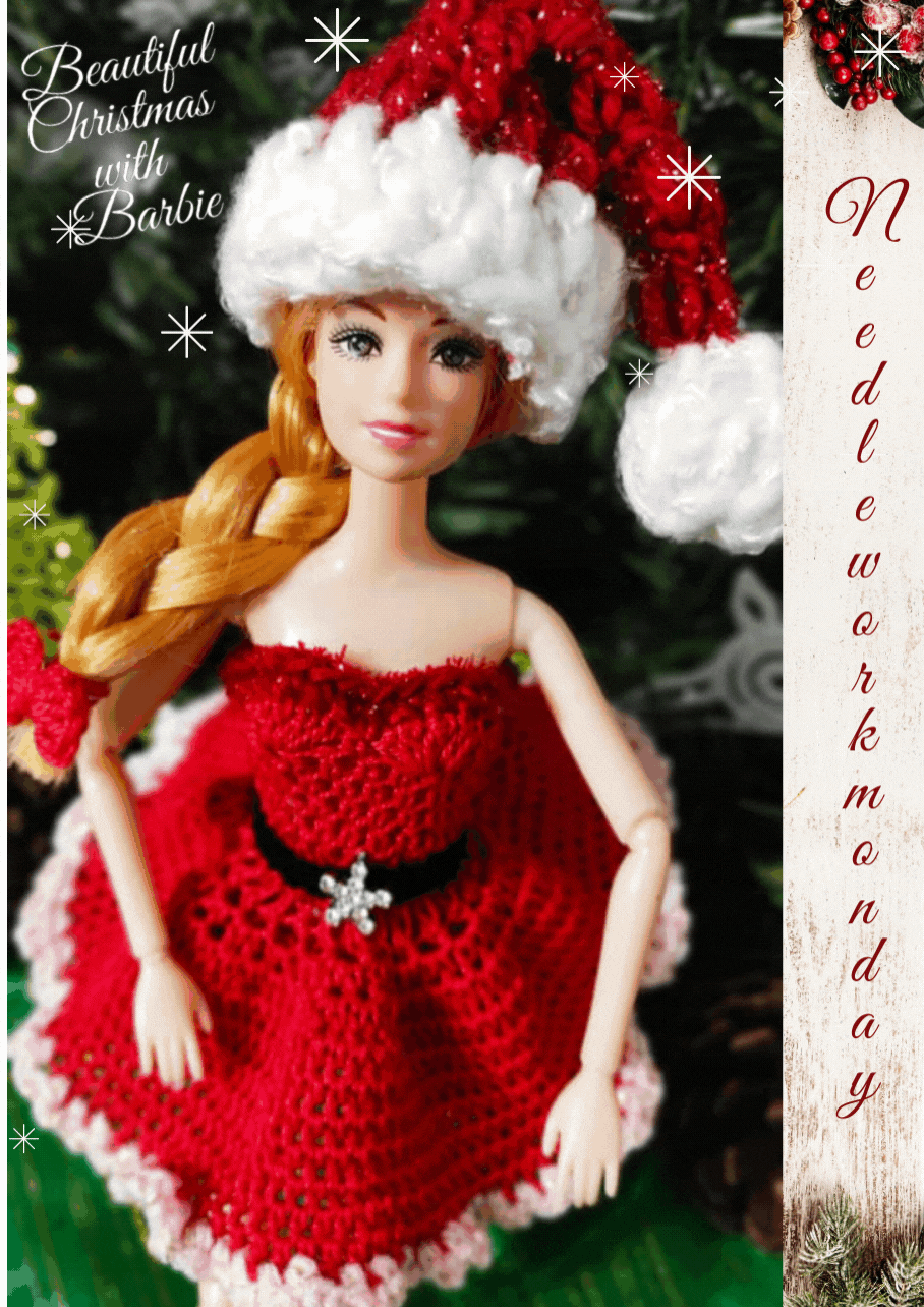 Póster de vacaciones de navidad  Rojo Gris Estrellas Navideñas (2).gif