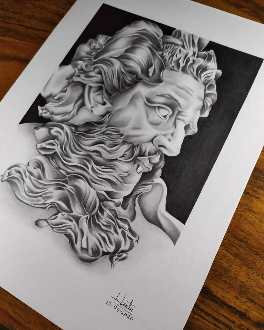 Dibujando al Rey de los Dioses Zeus / Drawing the King of the Gods Zeus |  PeakD