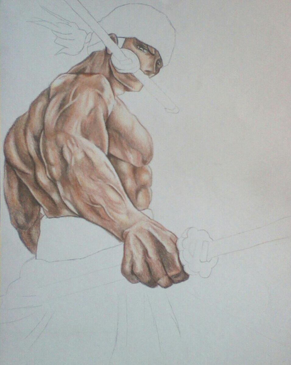 Hola que tal amigo..?? aqui les traigo este dibujo de Roronoa Zoro, de One  Piece..!! | PeakD