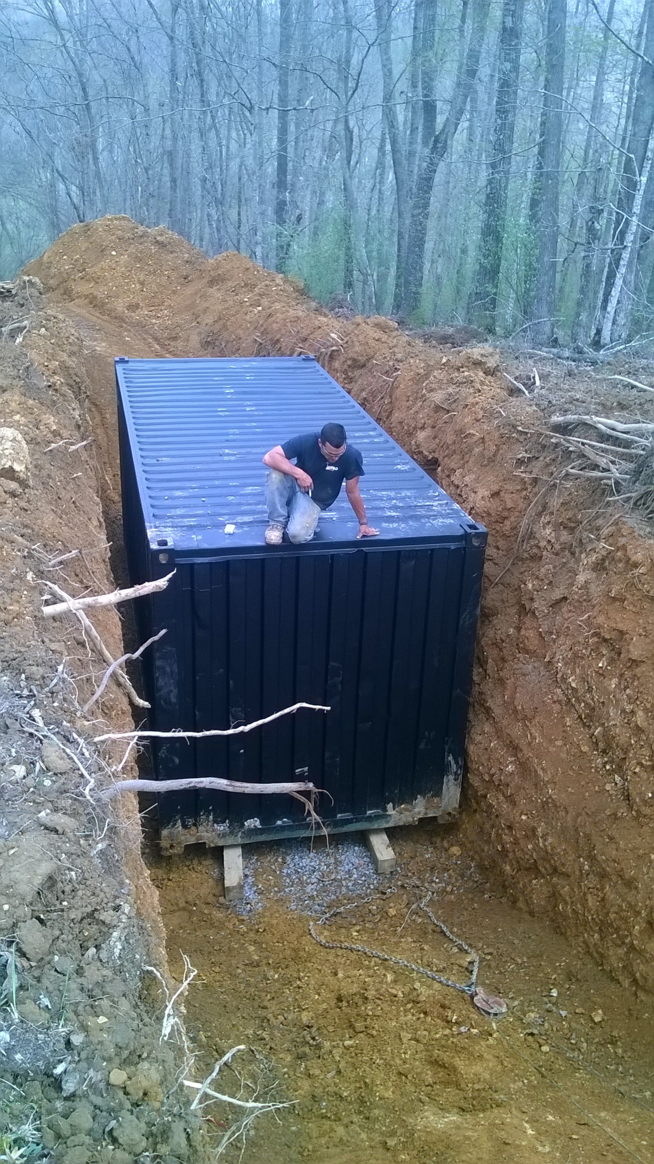 How to Build an Underground Bunker Using Shipping Containers 