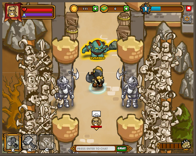 Screenshot of Dungeon Rampage (Browser, 2012) - MobyGames