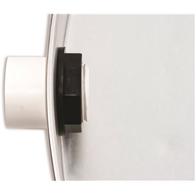 1 Camco 20 in. I.D. Aluminum Water Heater Drain Pan with PVC Fitting