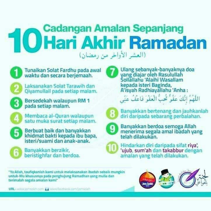 Ramadhan doa 10 akhir