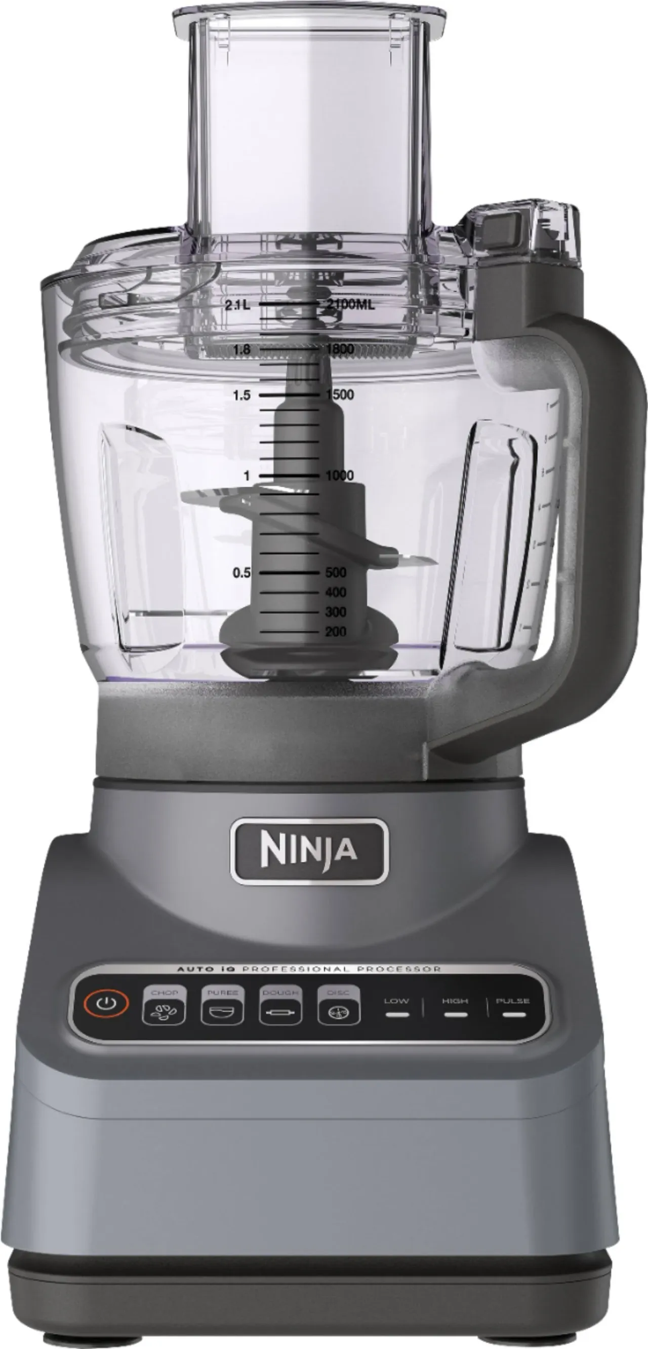 6 Ninja BN601 Professional Plus Food Processor, 1000 Peak Watts, 4 Functions for Chopping, Slicing, Purees & Dough with 9-Cup Processor Bowl, 3 Blades, Food Chute & Pusher, Silver