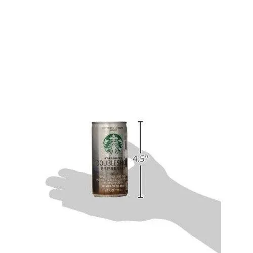 5 Starbucks Ready to Drink Coffee, Espresso & Cream Light , 6.5oz Cans (12 Pack) (Packaging May Vary)
