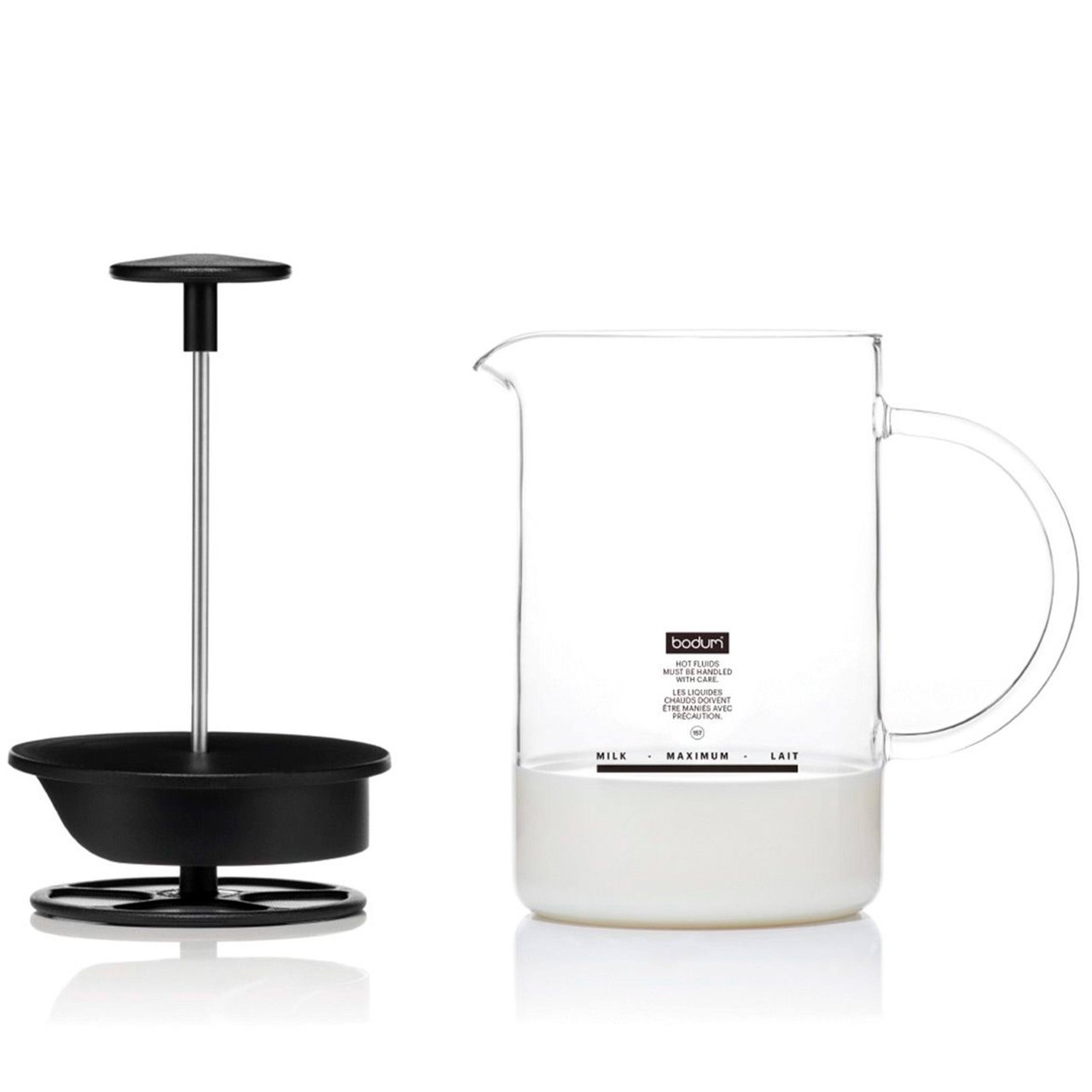 3 Bodum 1446-01US4 Latteo Milk Frother, 8-Ounce, Black