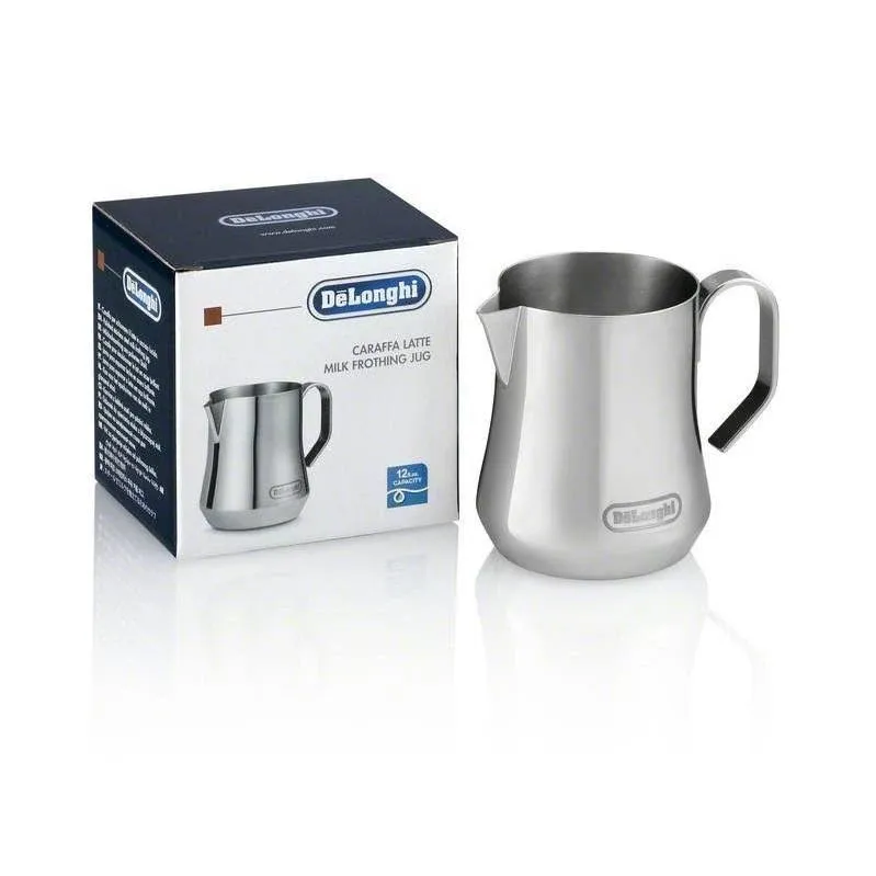 5 12 oz Stainless Steel Milk Frothing Jug by De'Longhi (DLSC060)