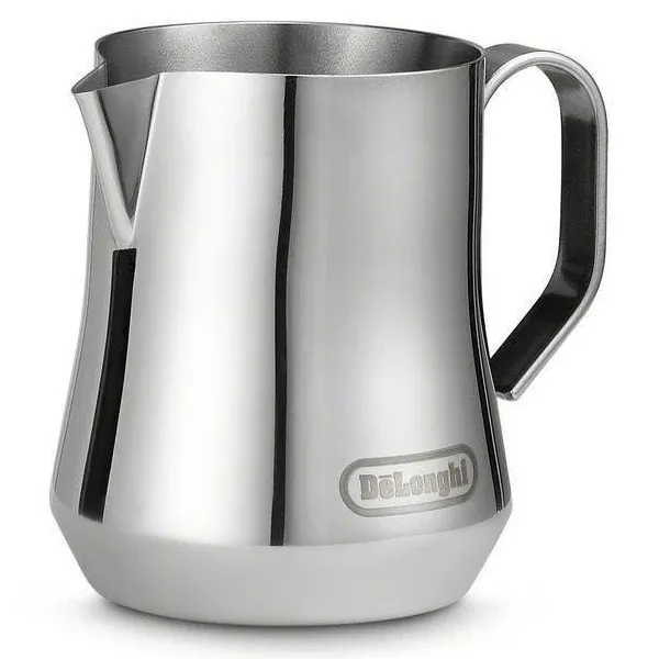 2 12 oz Stainless Steel Milk Frothing Jug by De'Longhi (DLSC060)