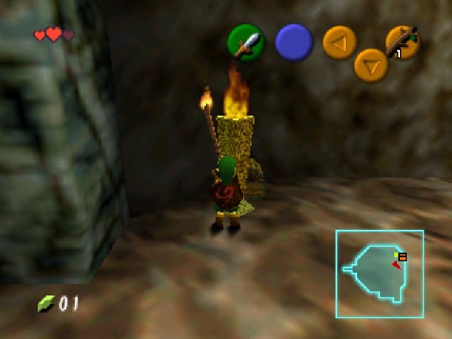 Zelda Ocarina Of Time on N64 : Inside the Deku Tree
