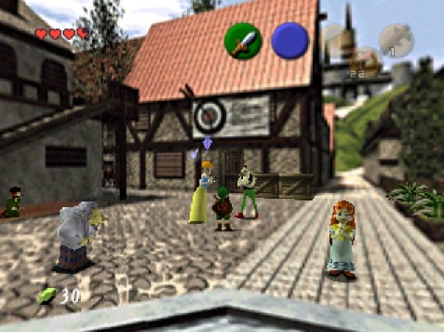 Ocarina of Time walkthrough - Castle Town Market and Hyrule Castle