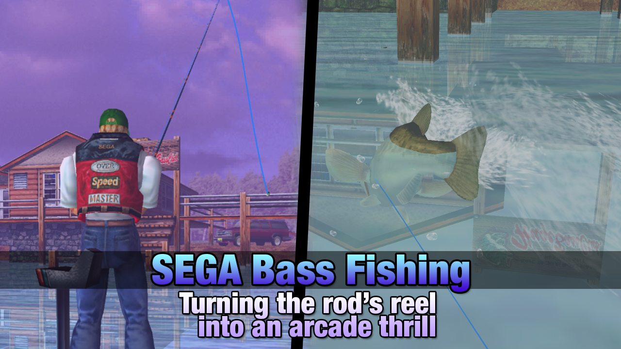 SEGA Bass Fishing: Turning the rod's reel into an arcade thrill