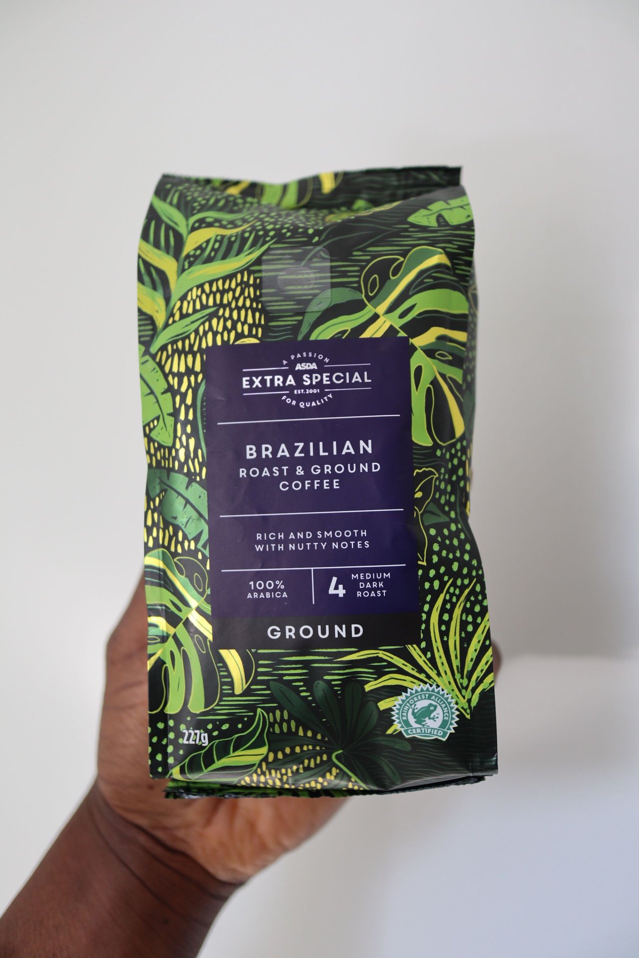 A hopefully sustainable Brazilian coffee from Asda PeakD