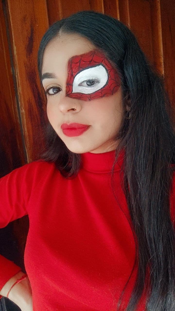 ESP/ENG] INITIATIVE: Makeup inspired by the movie Spiderman || INICIATIVA:  Maquillaje inspirado en la película Spiderman | PeakD