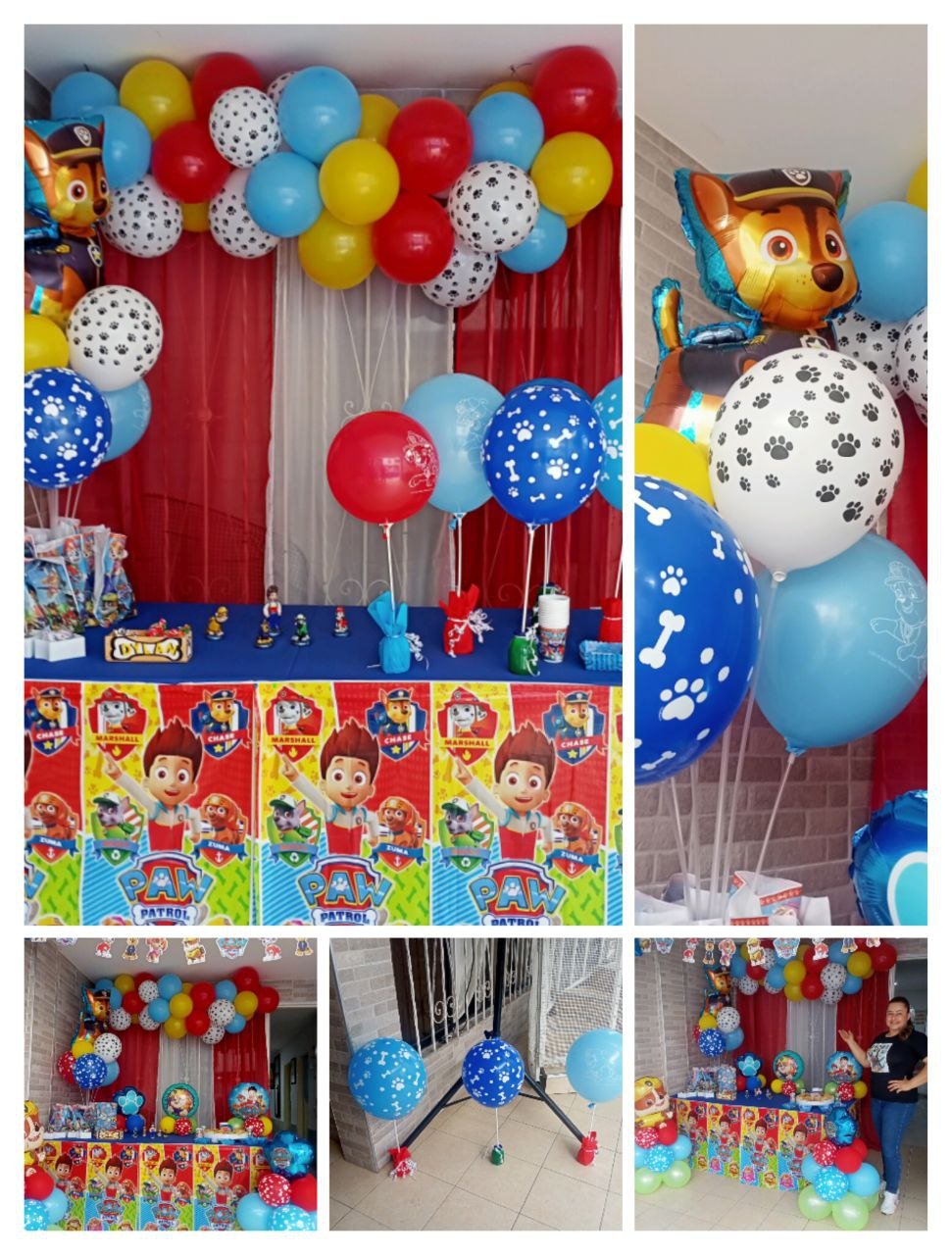 Paw Patrol theme balloon bouquet  Fiesta de la patrulla canina, Cumpleaños patrulla  canina decoracion, Fiestas de cumpleaños para chicos