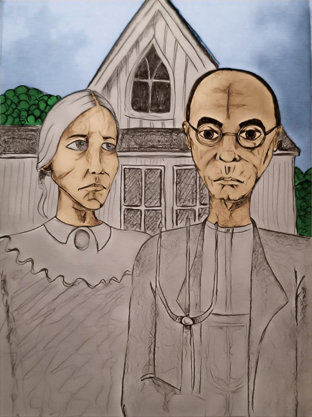 American Gothic Meaning Grant Wood Painting Interpretation Analysis PDF