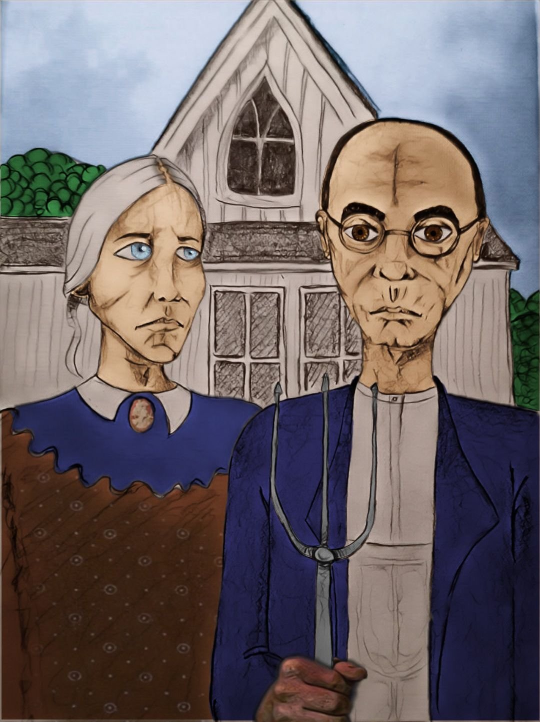 American Gothic Meaning Grant Wood Painting Interpretation