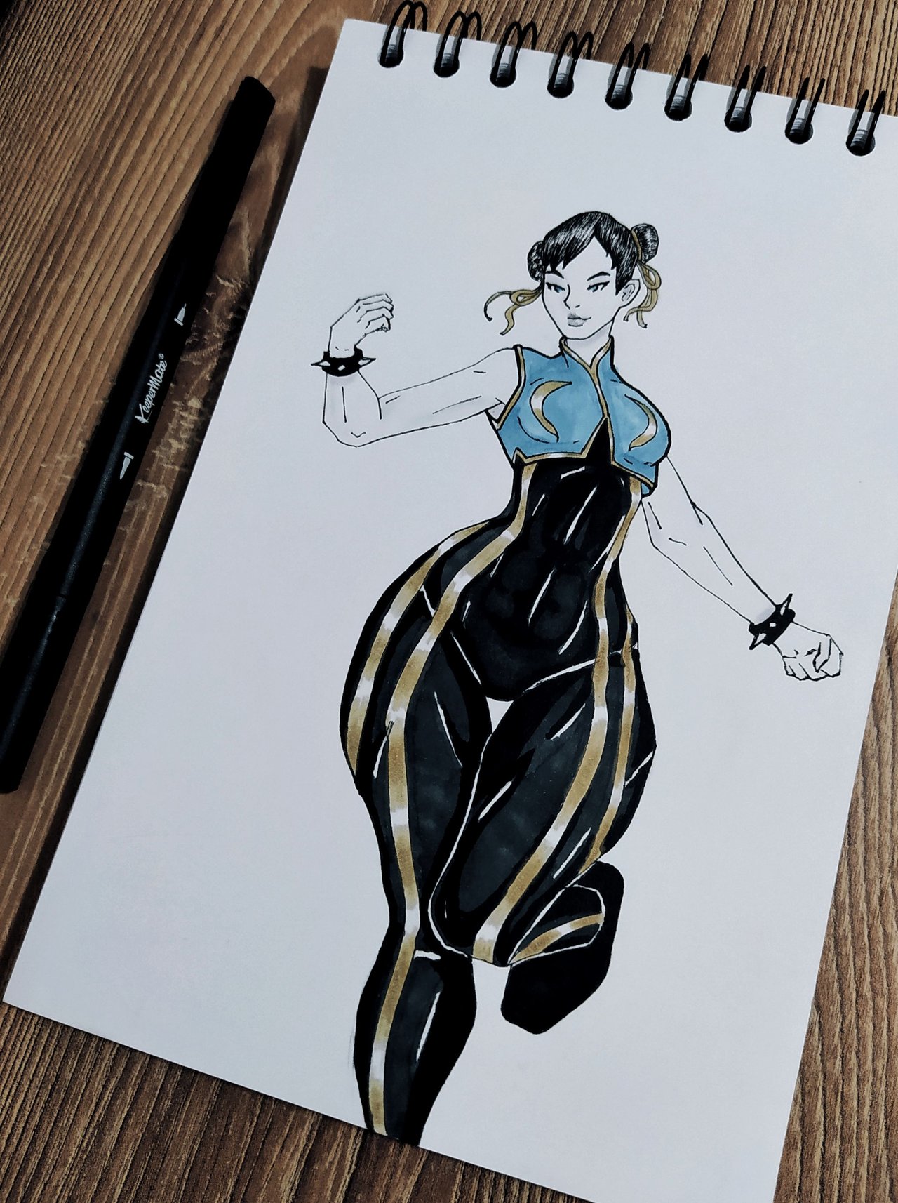 Chun-Li Fanart Street Fighter Gym Mode [Esp-Eng] | PeakD