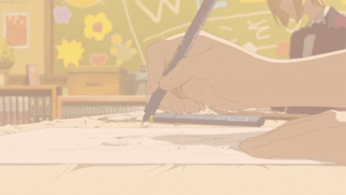 Draw and design with me a cute OC protagonist for a book♡.gif
