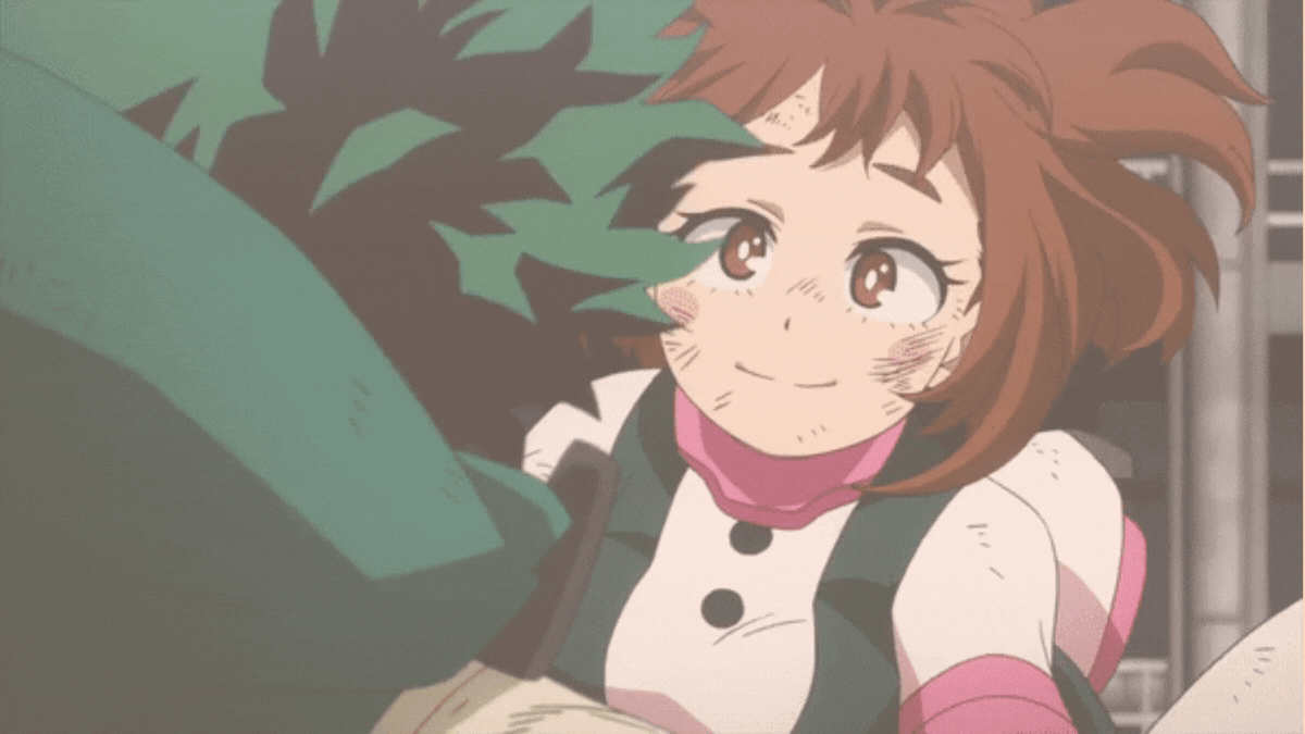 Draw with me a cute Fanart of Deku and Uraraka from BNHA ♡ (1).gif