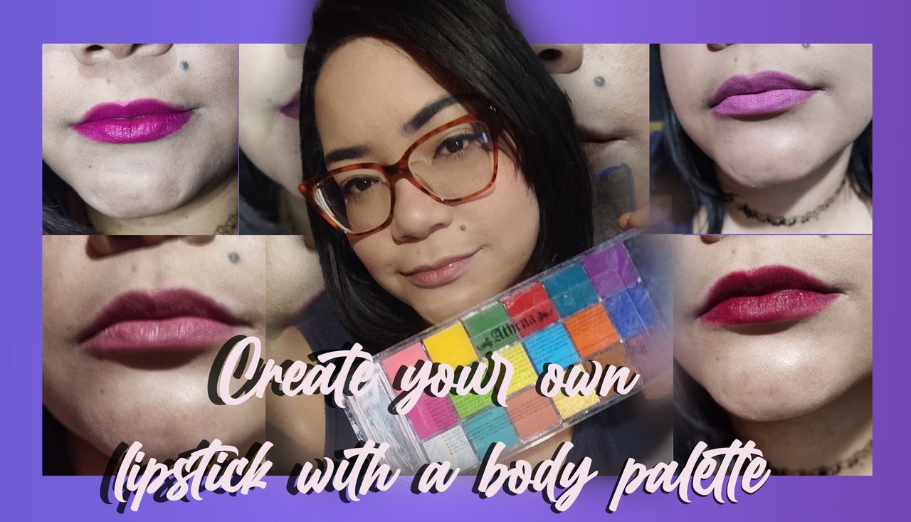 Creating lipstick shades with body paint!