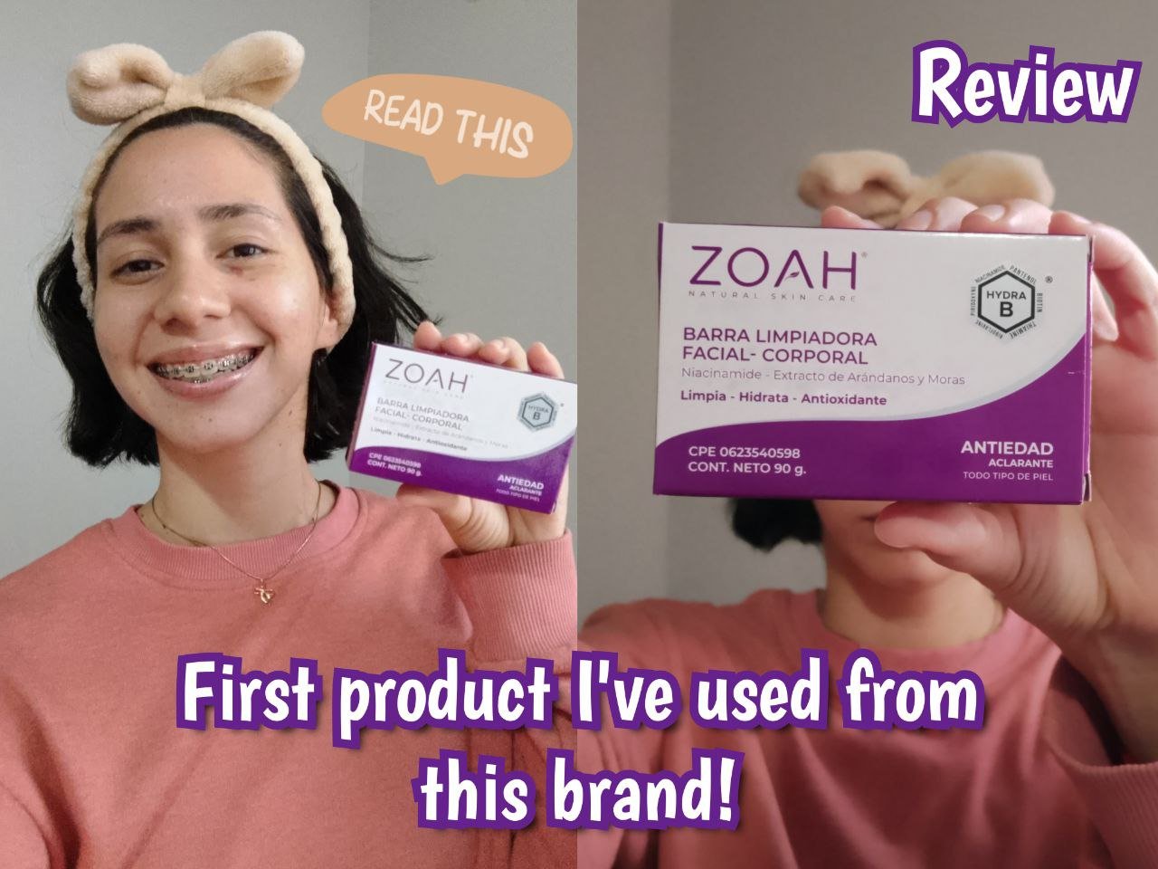 First product I've used from this brand! – Zoah Hydra B Cleansing Bar REVIEW