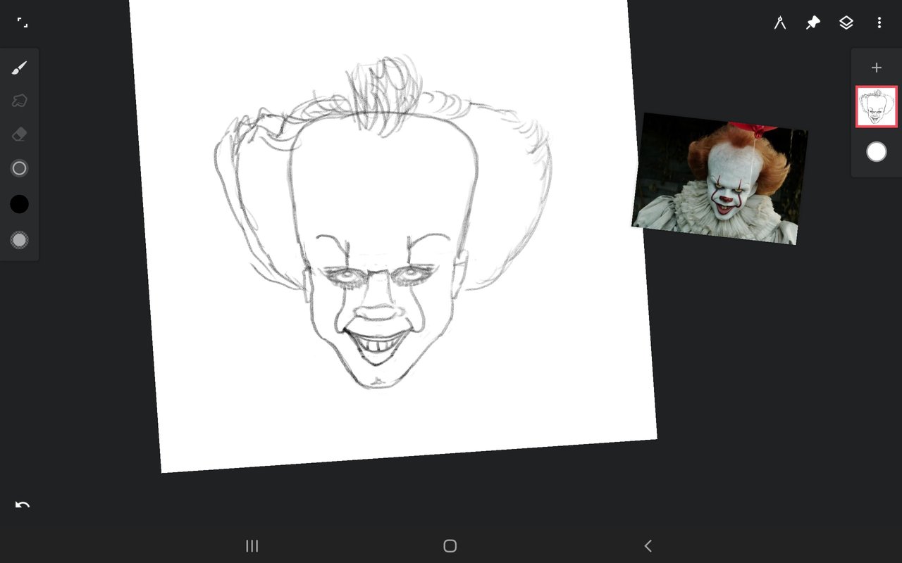 How to Draw Pennywise The Clown Step by Step (2017) from It 
