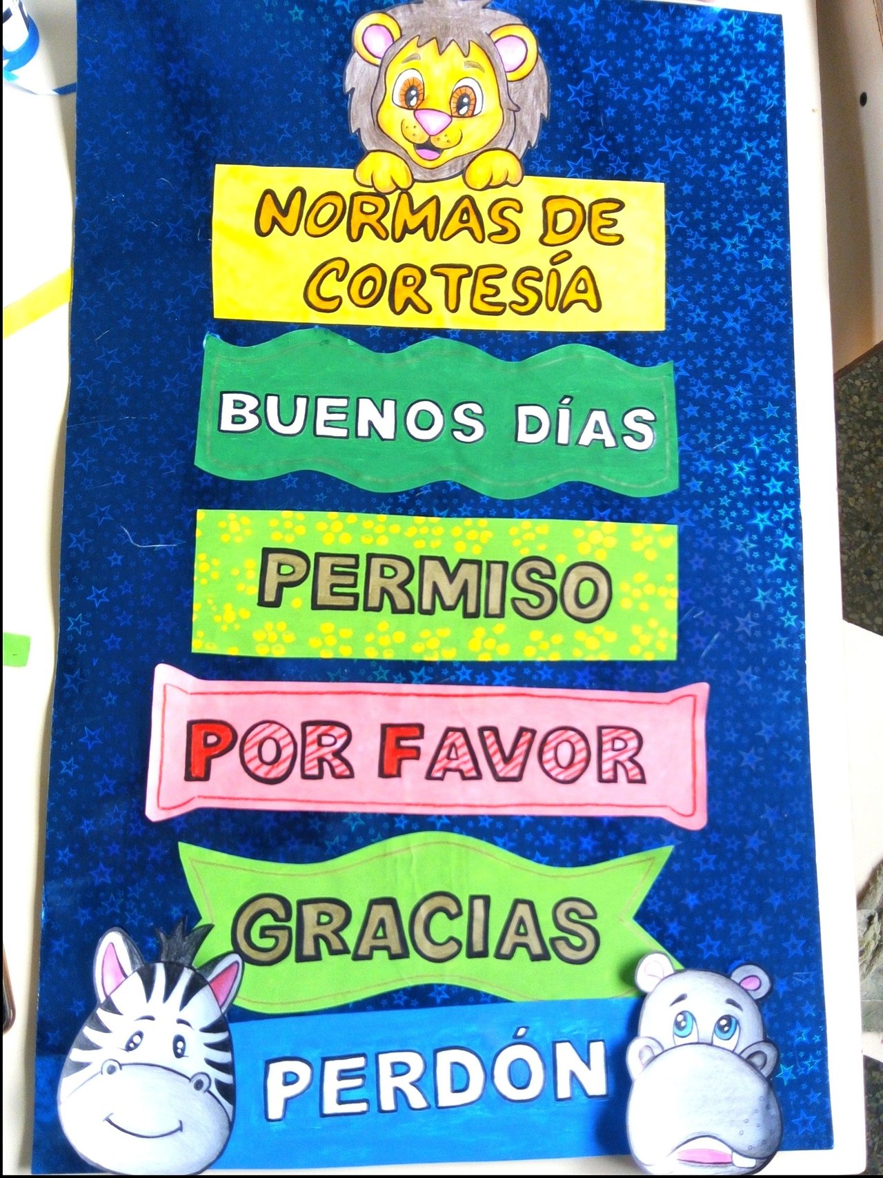 Esp/Ing] DEMOS LA BIENVENIDA: Cartel personalizado / LET'S GIVE A WELCOME:  Personalized poster