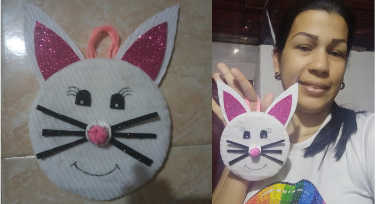 Una linda conejita🐰 decorativa pasó a paso || A cute bunny🐰 decorative  bunny step by step | PeakD