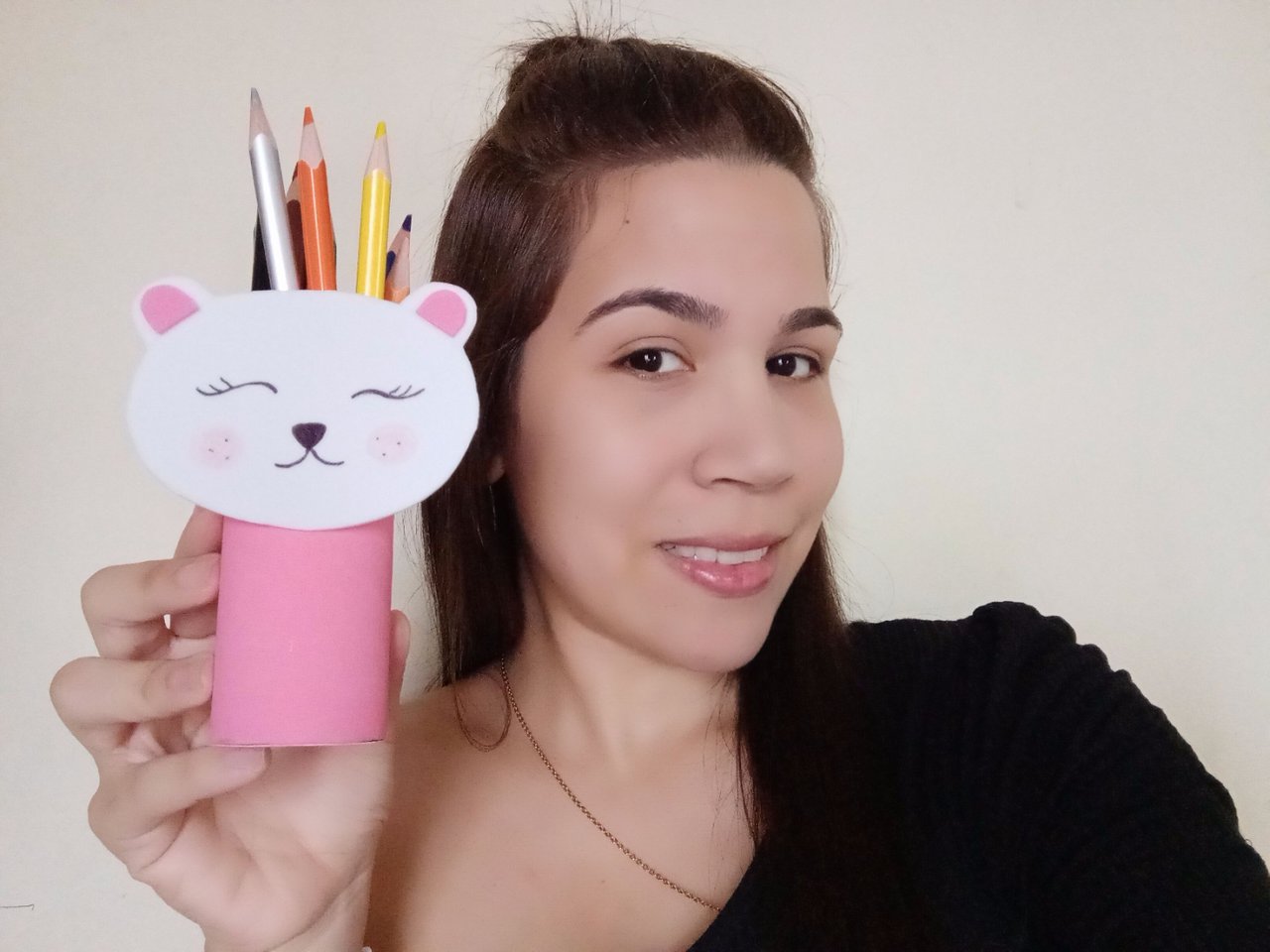 DIY Lindo Portalapices de Osita DIY Cute Teddy Bear Pencil