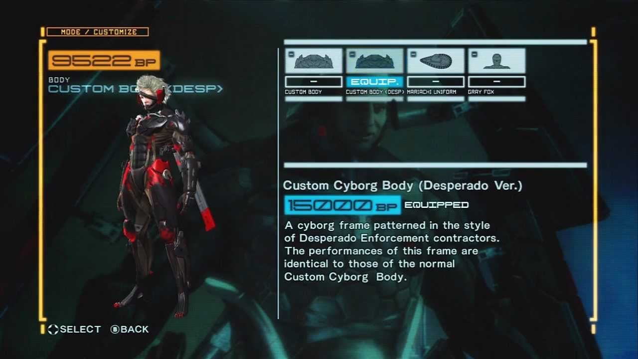 Metal Gear Rising: Revengeance Mega Guide: Locations, unlocks, costumes and  tips