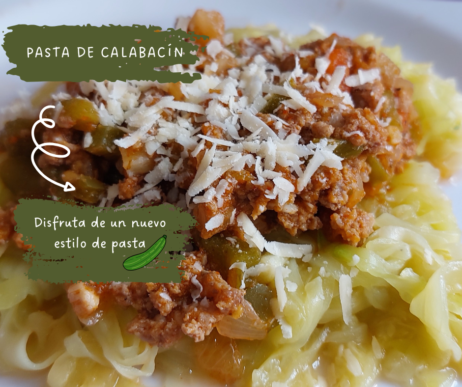 [Esp-Eng] Alternativa fresca: Calabacín en Forma de Pasta //  Fresh Alternative: Zucchini in Pasta Shape