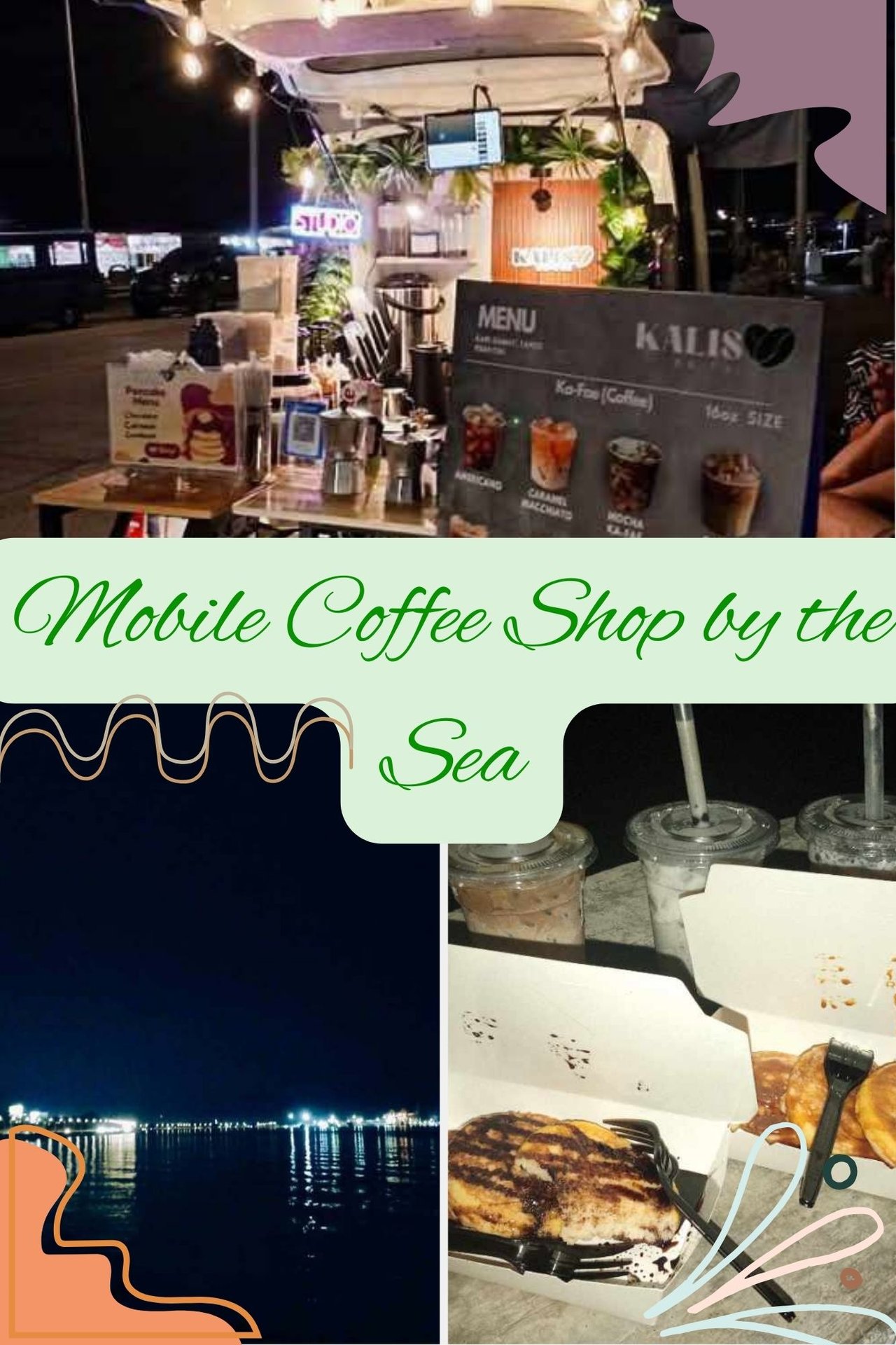 Trending Mobile Coffee Shop Along the Coastal Road and Seaside 