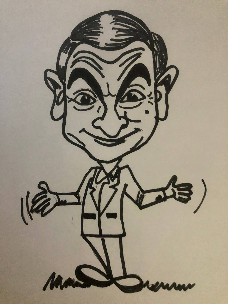 Eng- Esp ] Mr. Bean Cartoon | Caricatura de Mr. Bean | PeakD