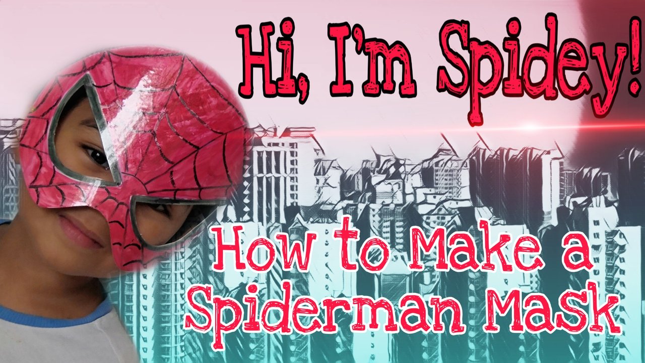 Máscara de Spiderman, DIY - Mamá puede
